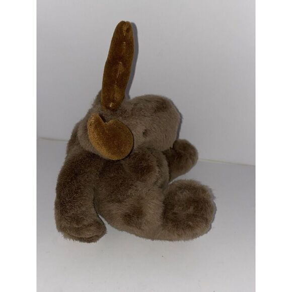 Mary Meyer Plush Marlon Moose 8" Cuddly Brown Soft Stuffed Animal Toy 1992 - Picture 6 of 6